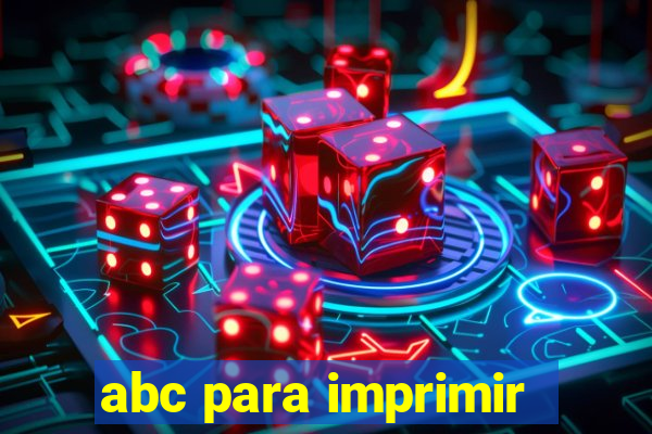 abc para imprimir